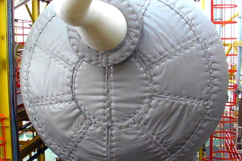 Passive Fire Protection Blanket Installation