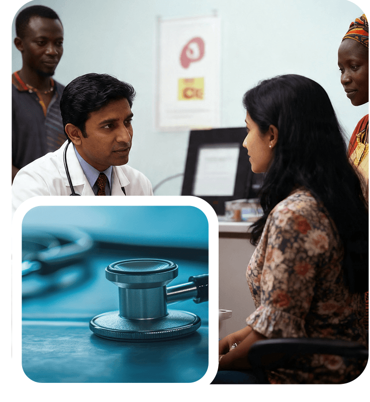 With CureBridge, patients from Uganda receive complete assistance for a smooth journey to India, including: