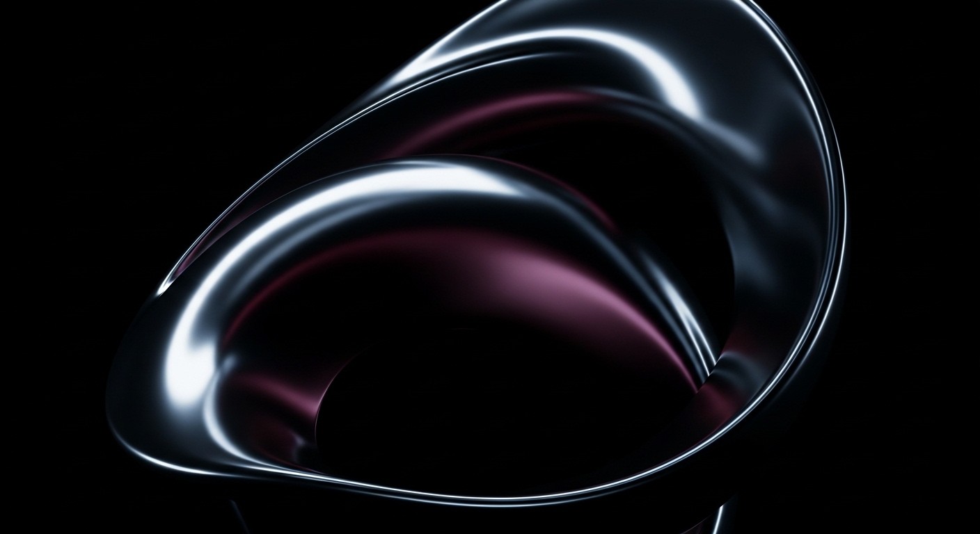 The aesthetic is characterized by a sleek, futuristic, and luxurious dark-mode rendering.