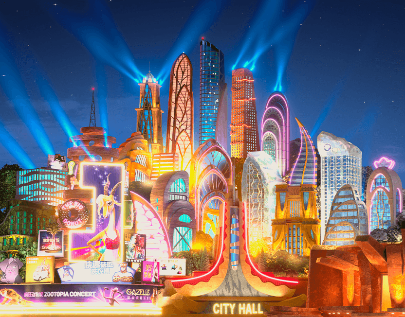 Rear view of black car