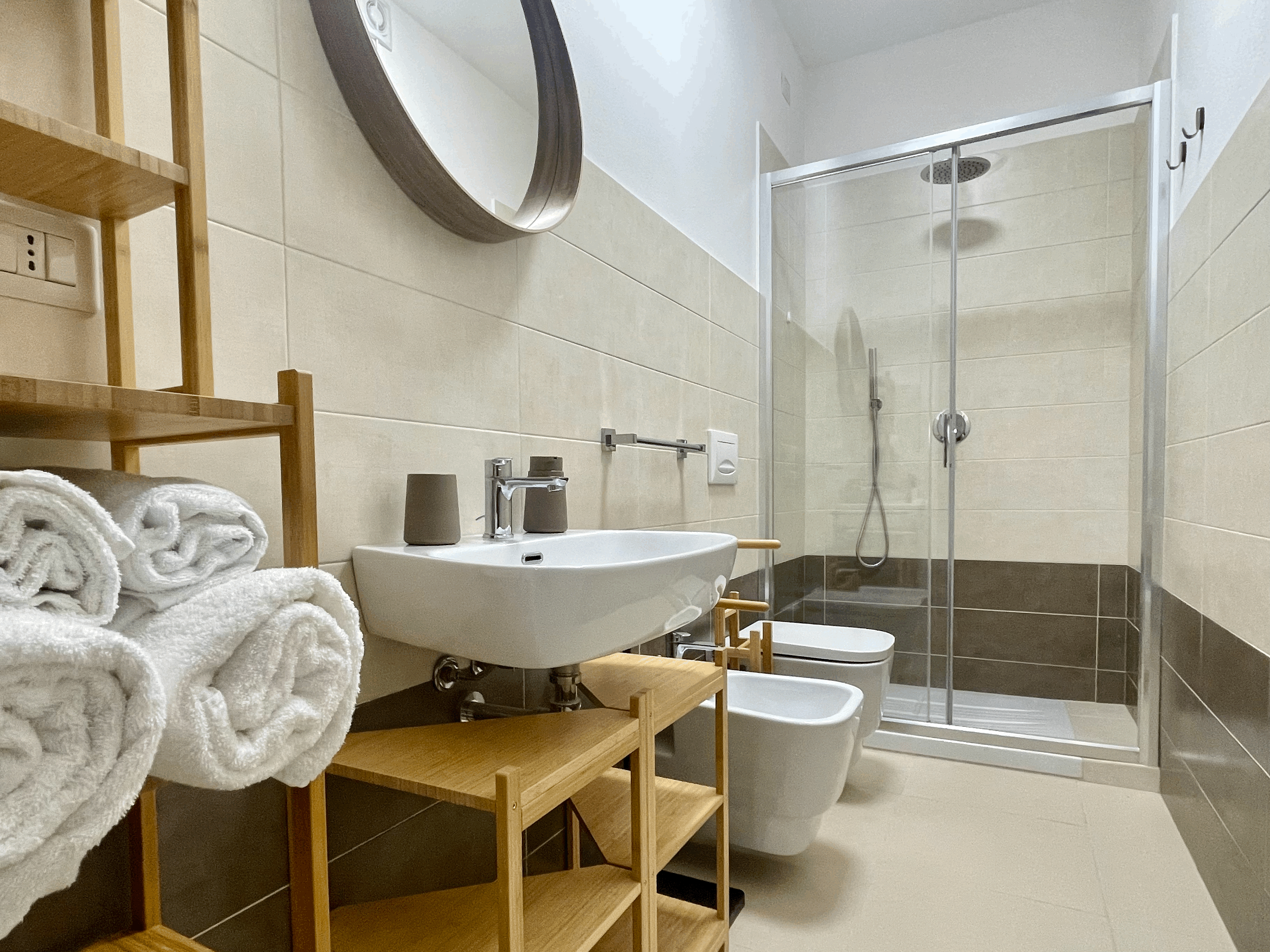 Bagno al piano del Trilocale Shardana Standard