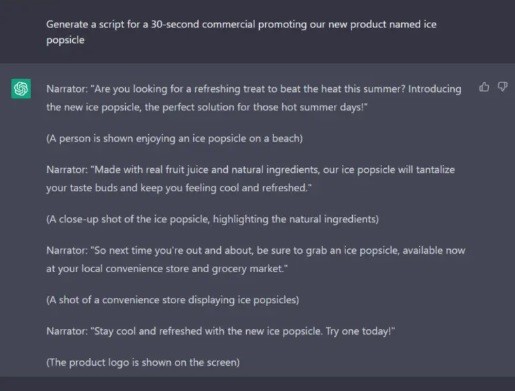 chatgpt response prompts