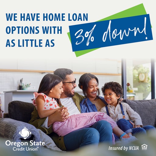 We have home loan options with as little as 3% down!