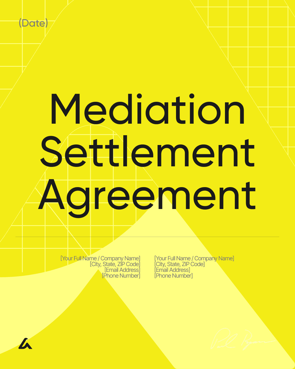 Mediation Settlement Agreement