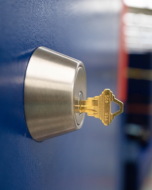 key inside a lock