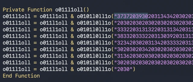 Figure 4: MZ header encoding