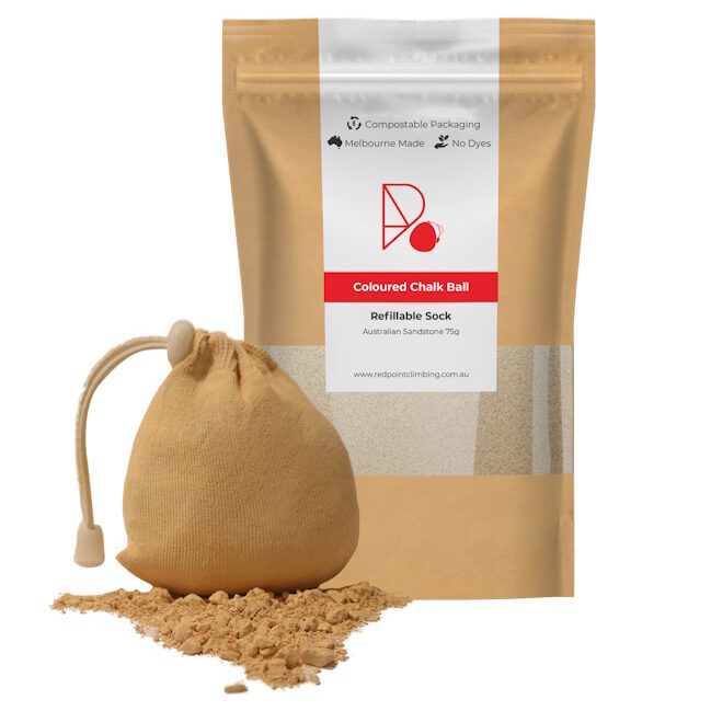 Redpoint Coloured Climbing Chalk - Refillable Ball 75g