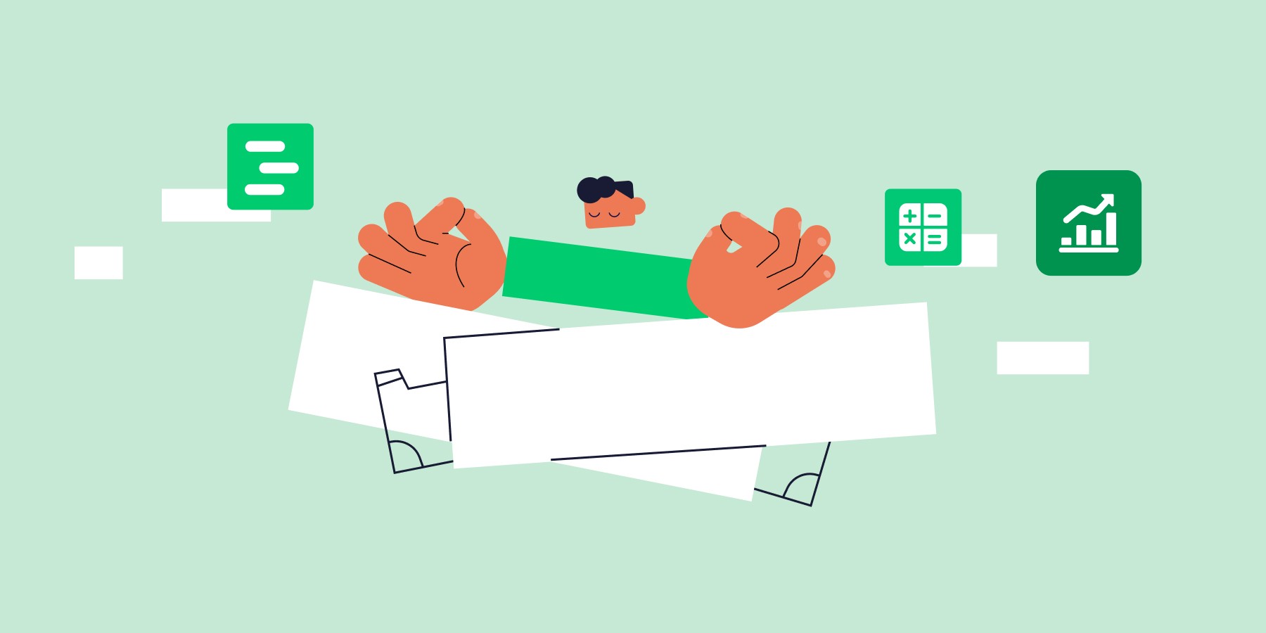 person balancing  - How to Track Business Expenses in Excel