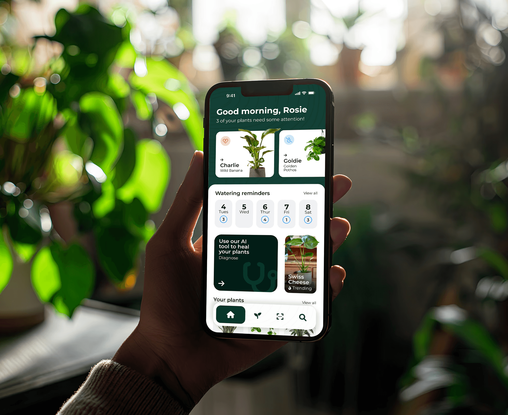 Grow Mobile App Mockup