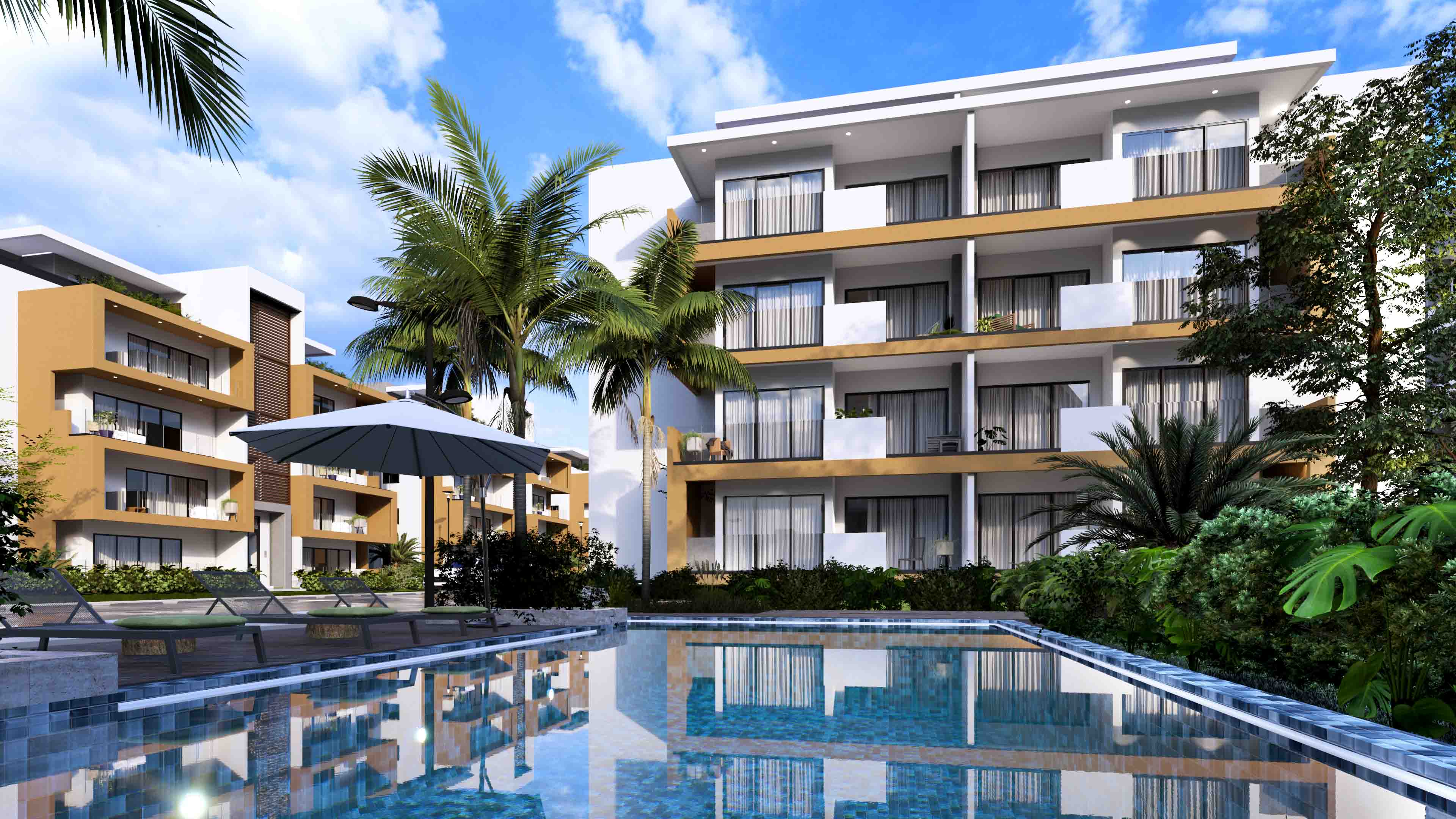 Render proyecto Prado Suites Puerto Plata