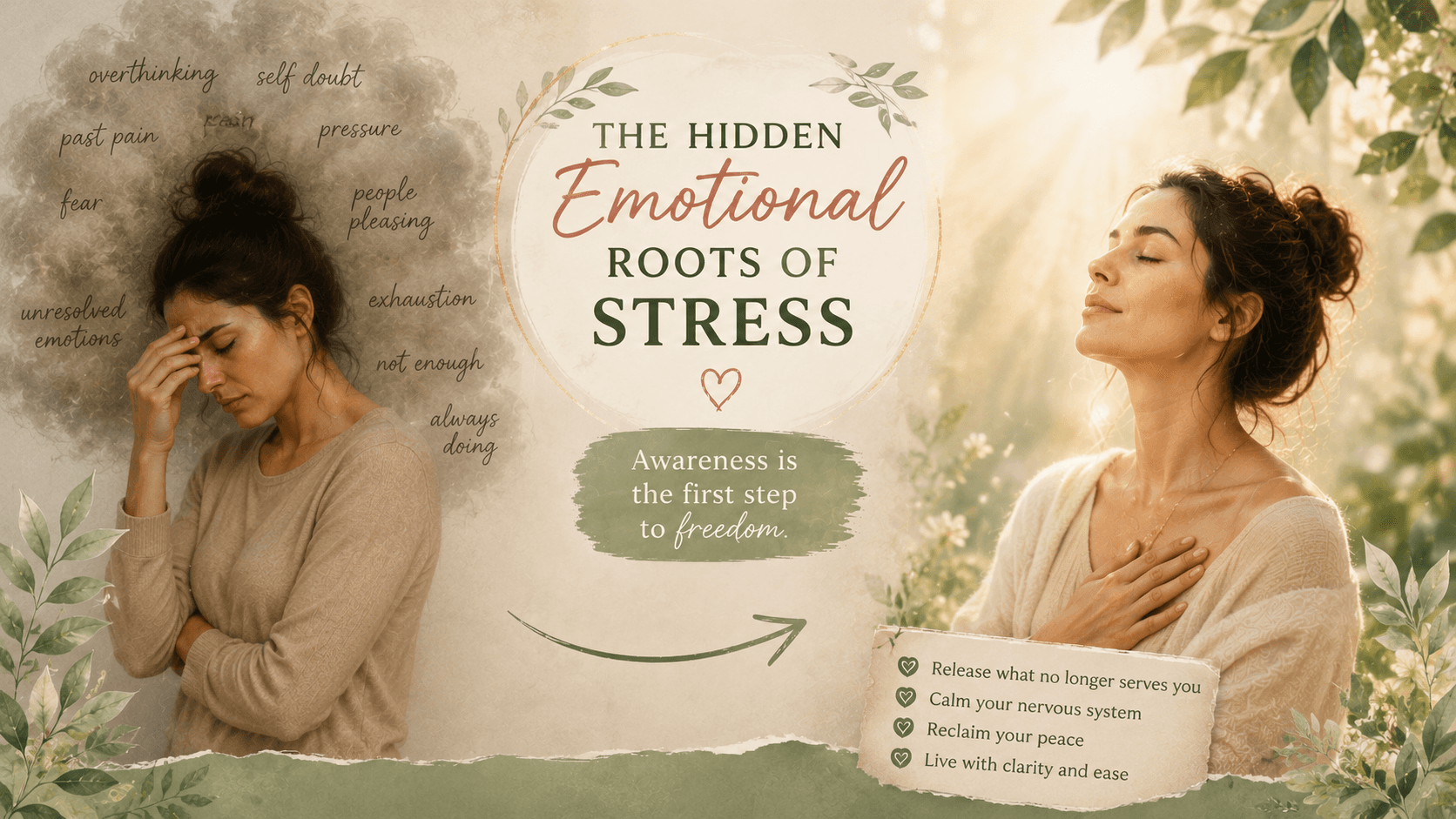infographic about the emotional roots of stress