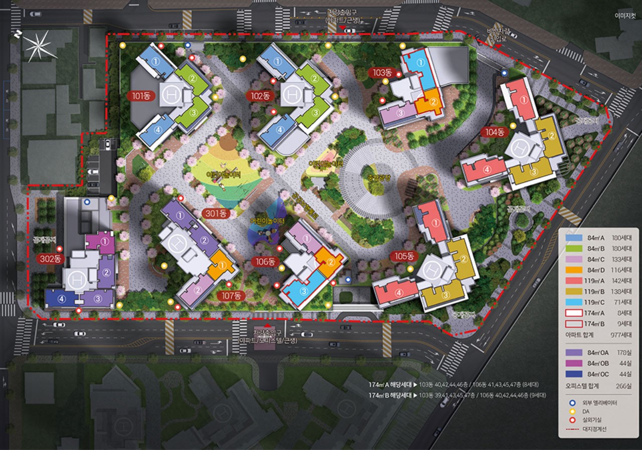 단지배치도