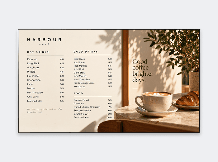 Digital signage for business: TV screen management