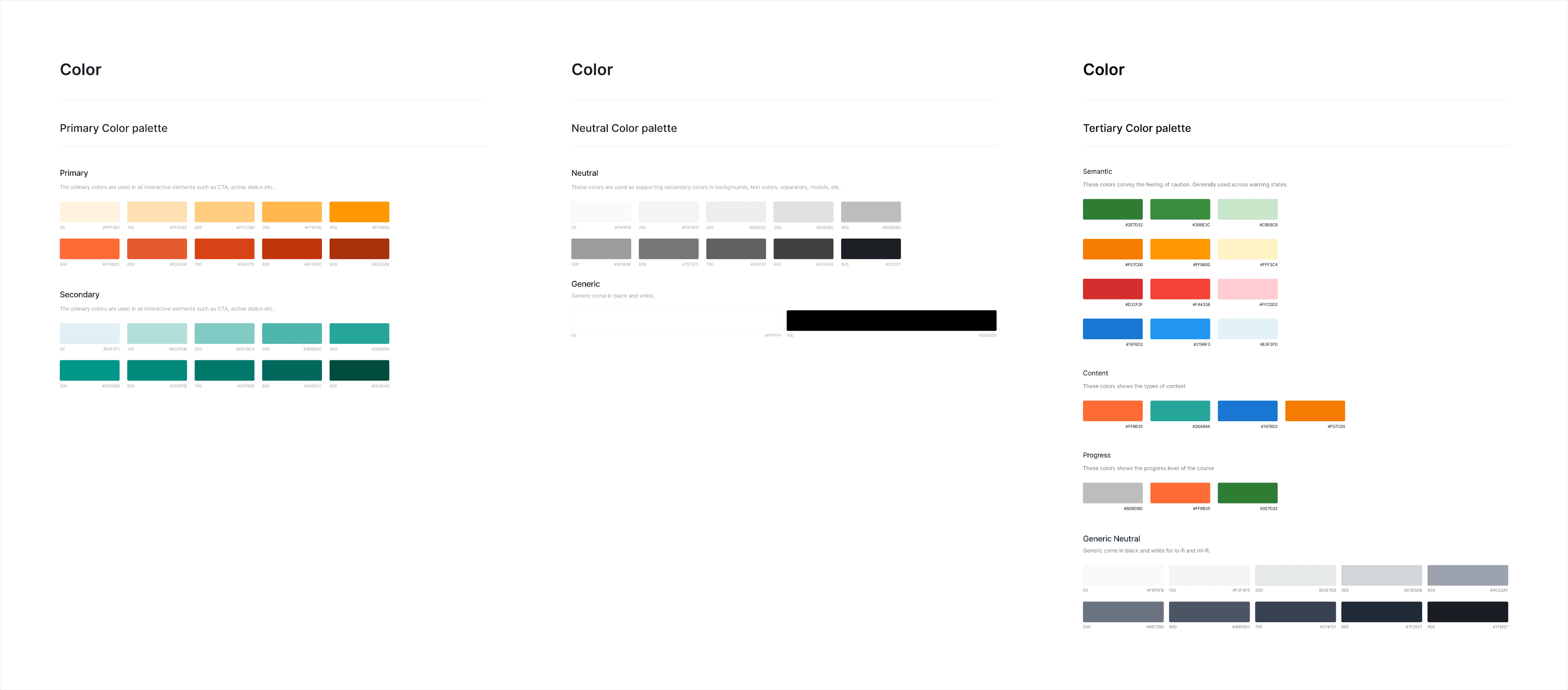 Color design system