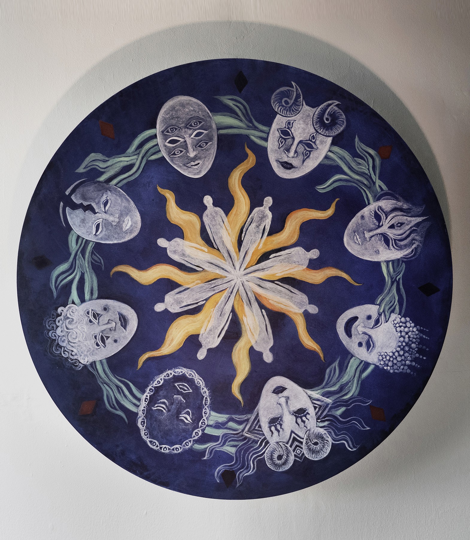 The Shape of Light | acryl op canvas | 80x80cm