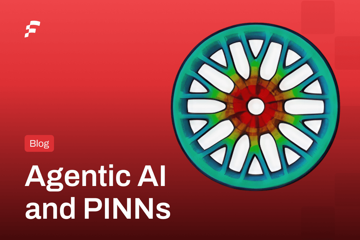 A digital representation of airflow over a large billboard structure in a CFD simulation.