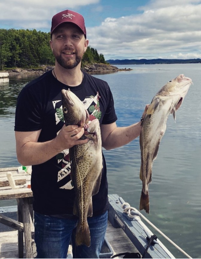 Picture of Ben while fishing