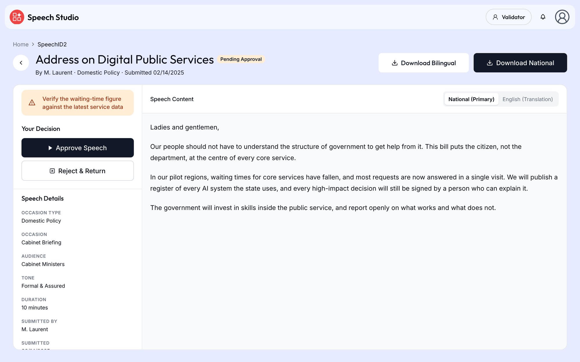 Validator review, and the leader's view on mobile (1 of 2)