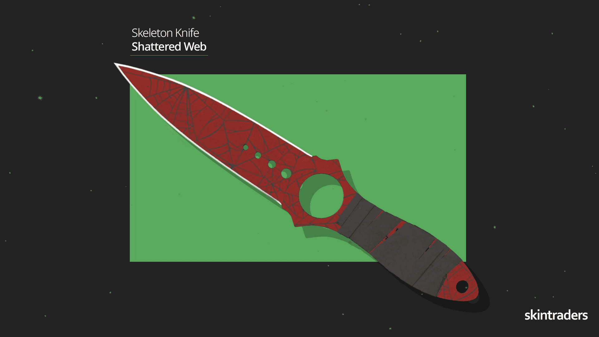 Skeleton Knife Crimson Web Skin Showcase