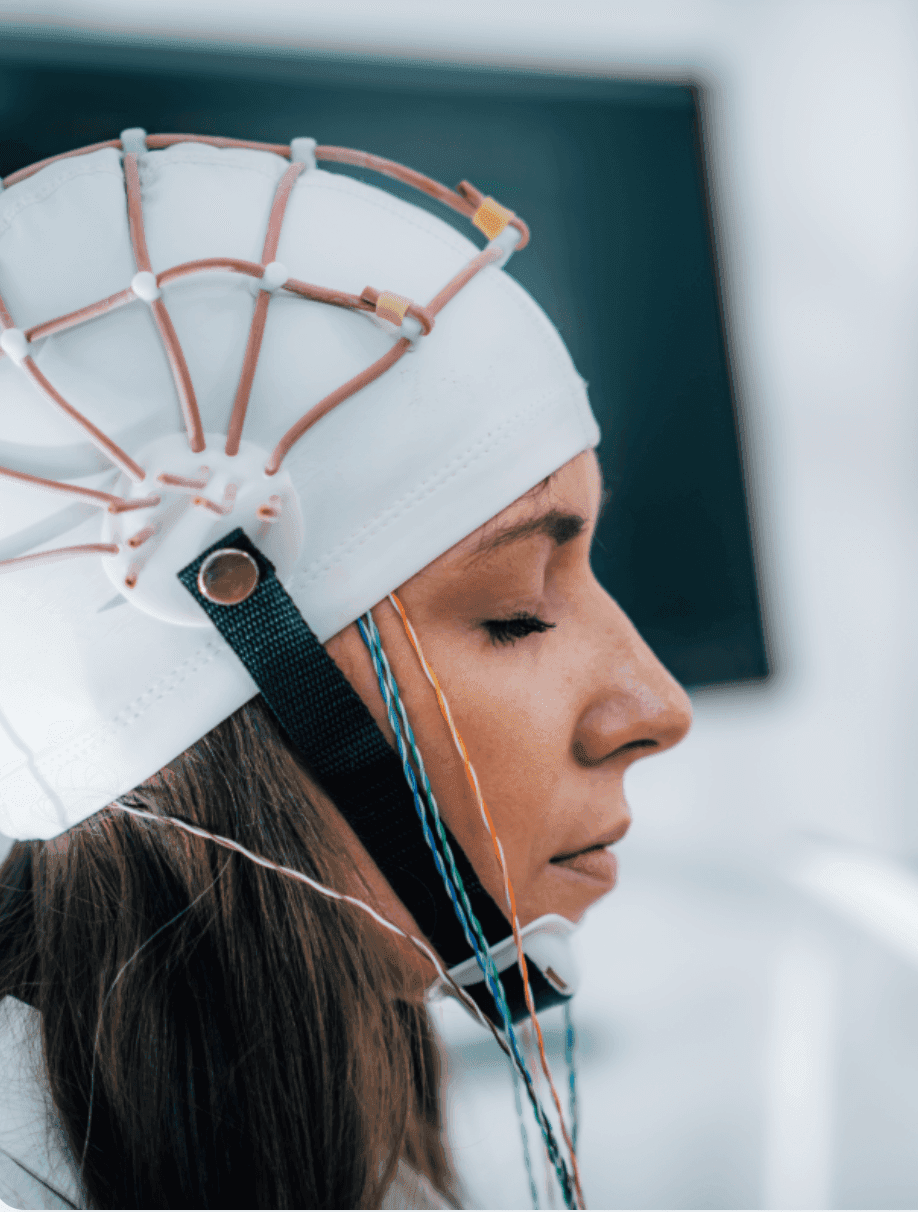 Woman with color palette