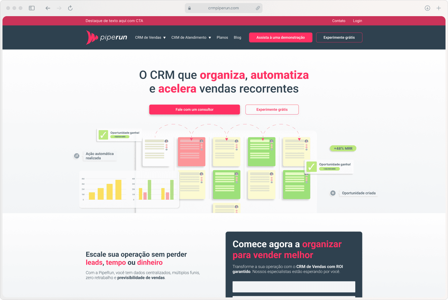 Redesign Website Piperun