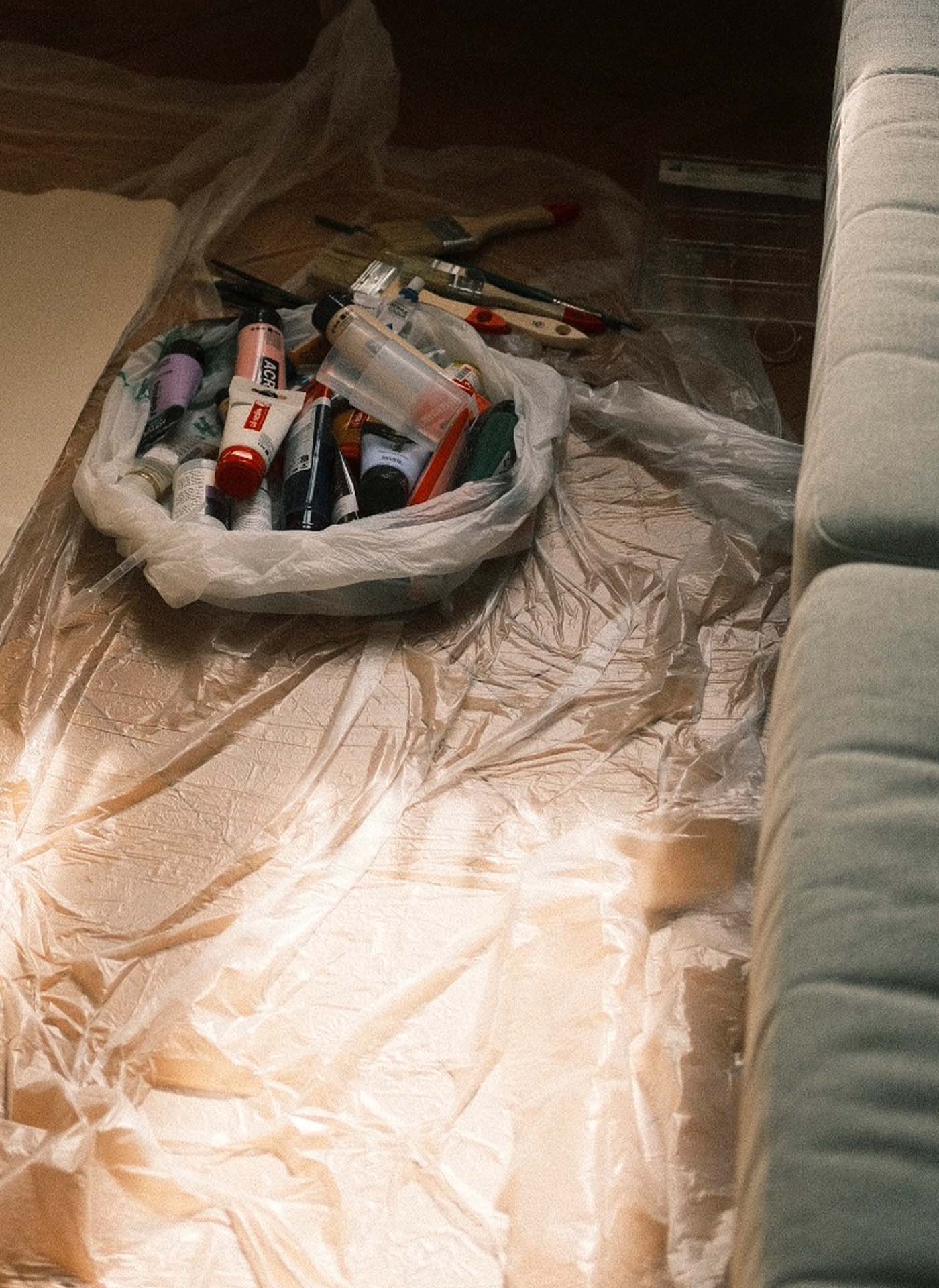 Marcell Kazsik's studio at Alkotmány street, Budapest
