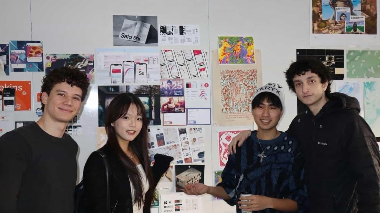 The Koinos team, Jean Chen, Timothy Yang, and Jack Estabrook