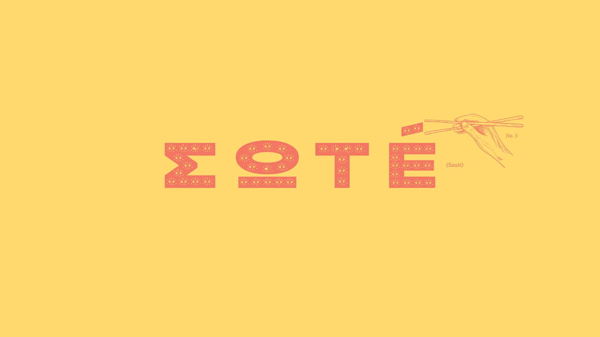 Top view of coffee can mockup with bold black typography on white background