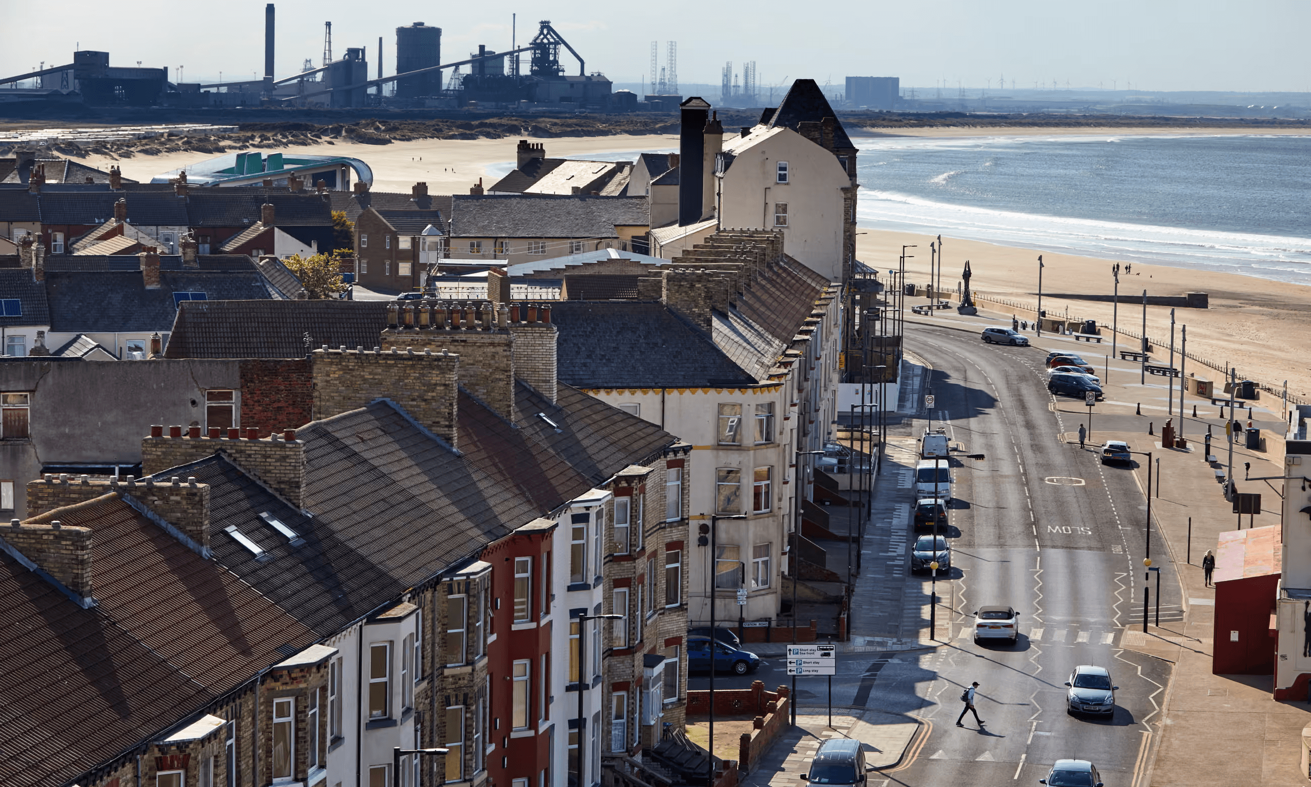 Redcar local street scene, where Booking Hub arranges contractor and project accommodation for site teams.