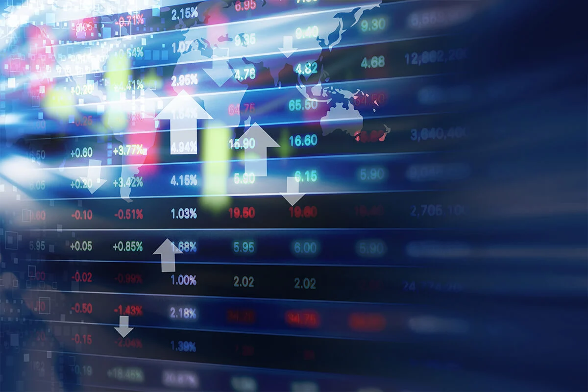 a screen with charts - How to Choose a Prop Firm