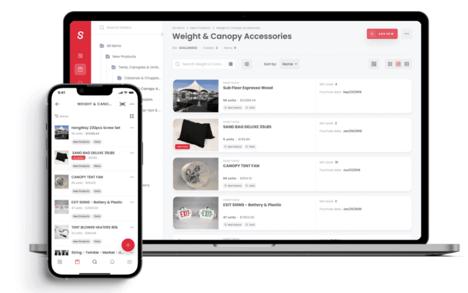 Inventory simplified with Sortly&nbsp;