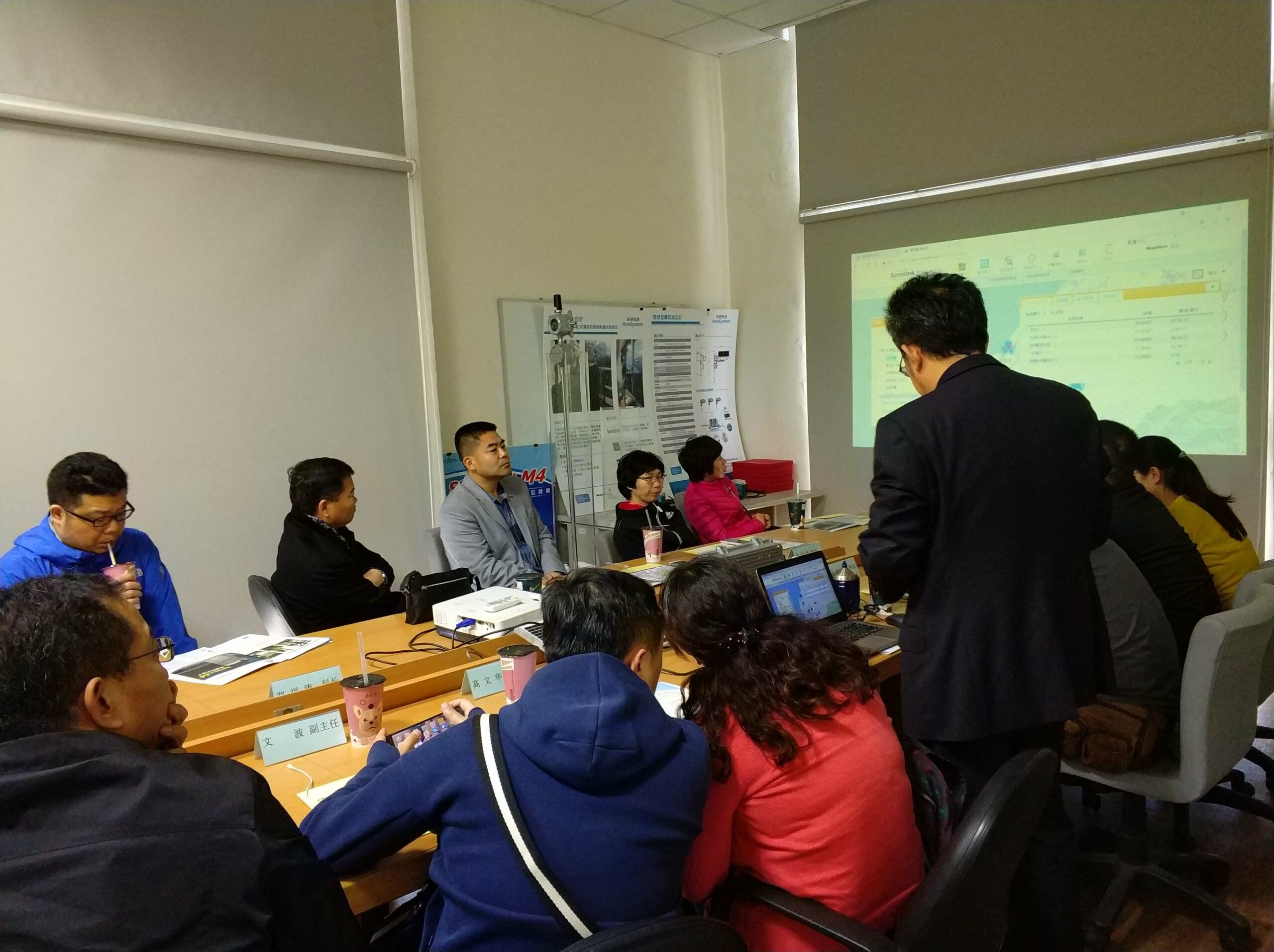 交流運用物聯網進行生產環境感知監測之​技術