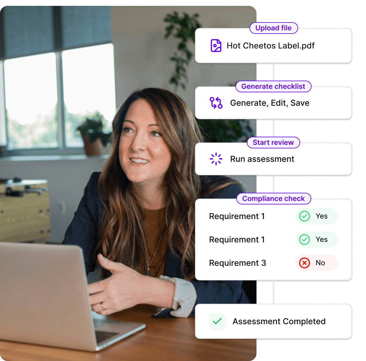 AI food and beverage label compliance reviews
