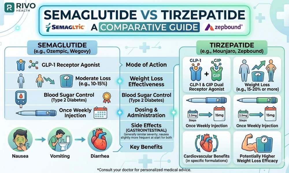 Semaglutide vs Tirzepatide