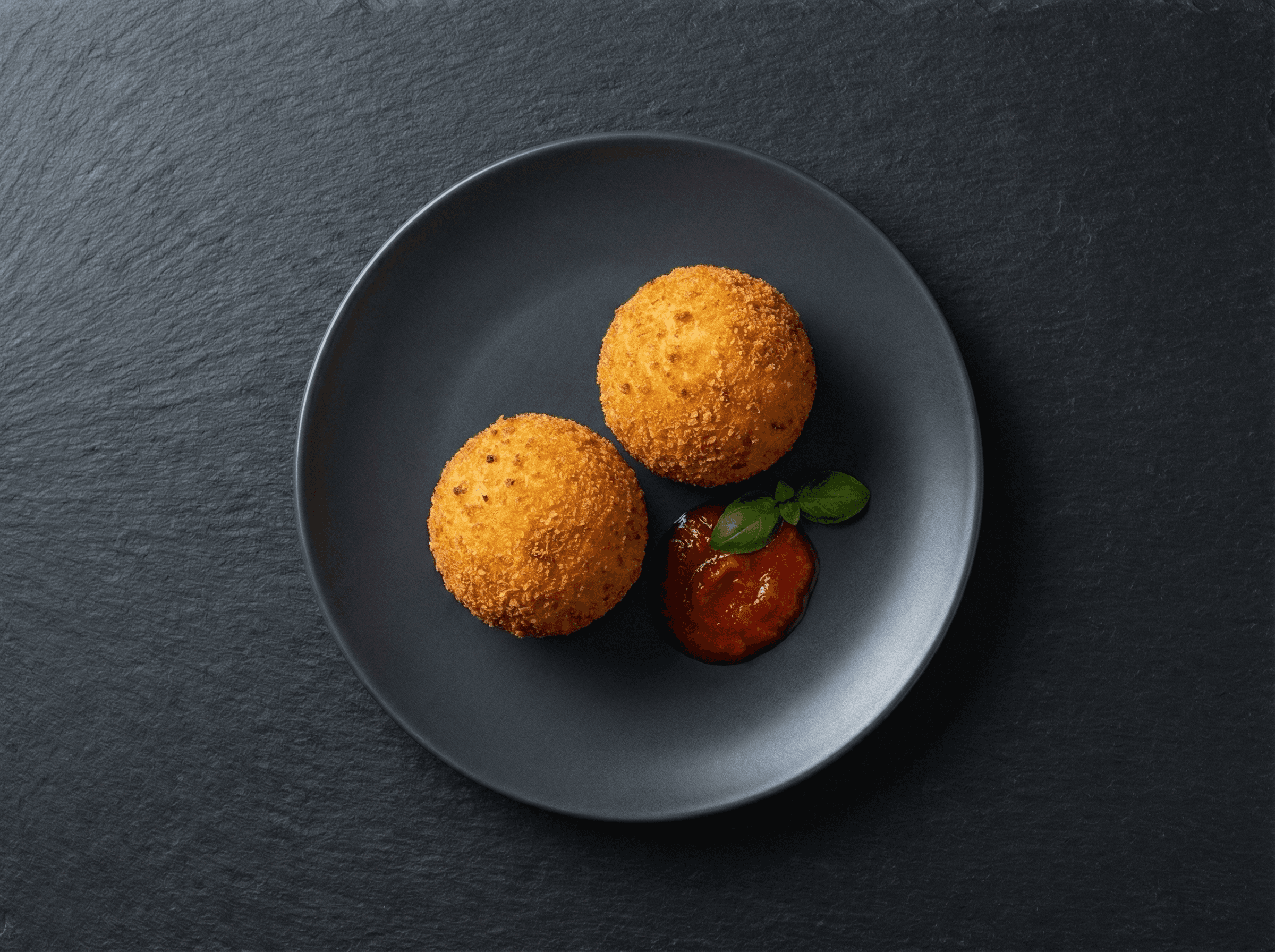 DiGrazzi Arancini on a plate