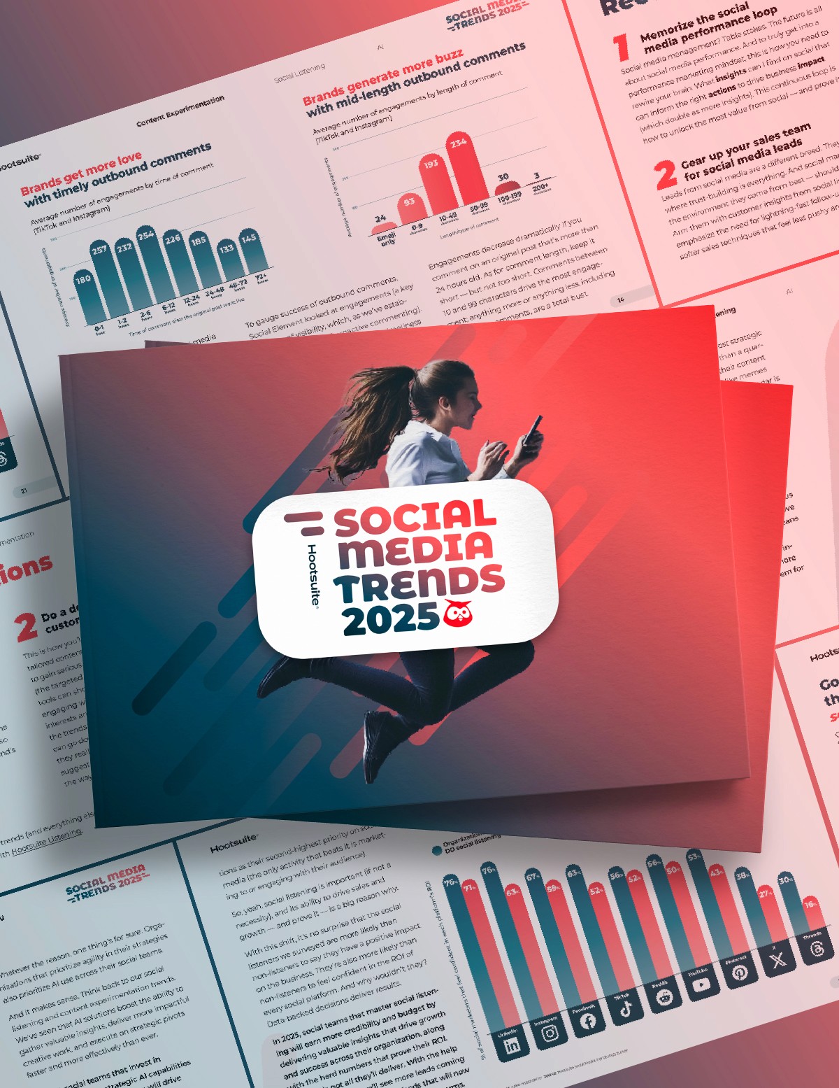 Report cover on some data pages