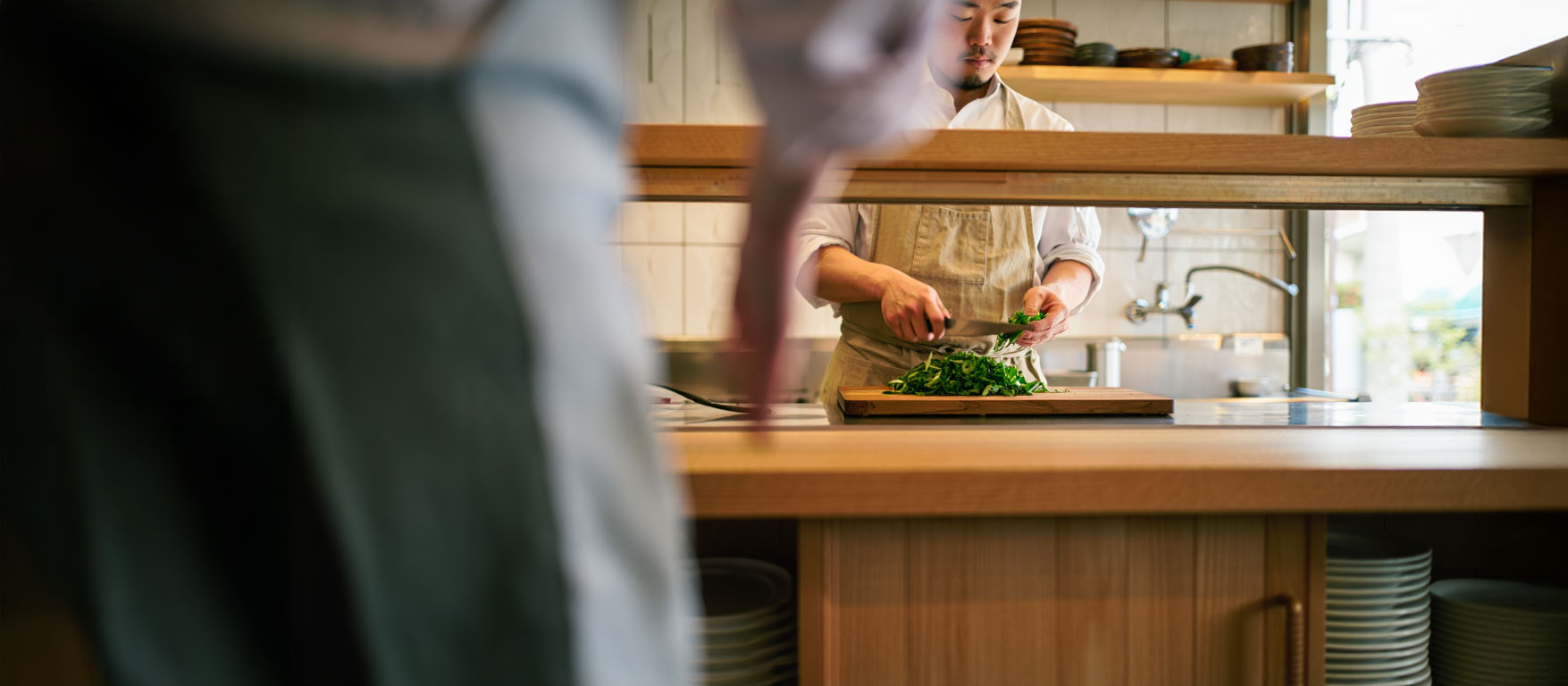 man in de keuken