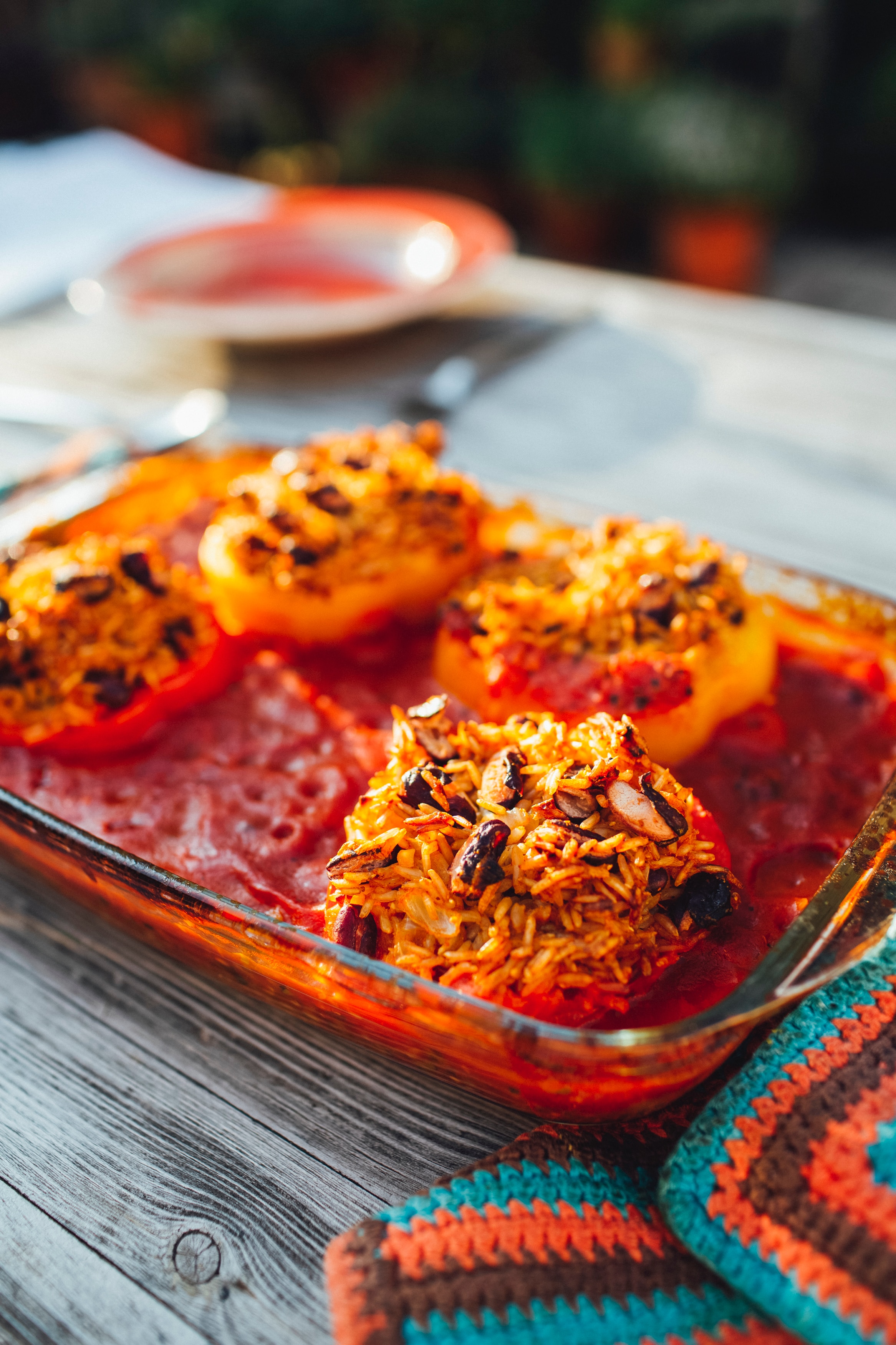 Stuffed Bell Peppers with Quinoa and Black Beans