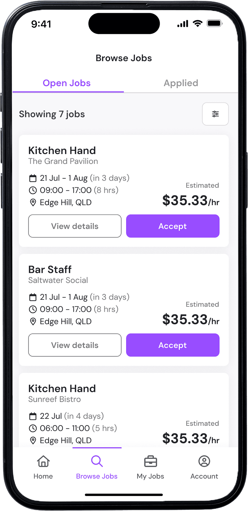 Hands working on a device or document, representing professional results delivered to clients.