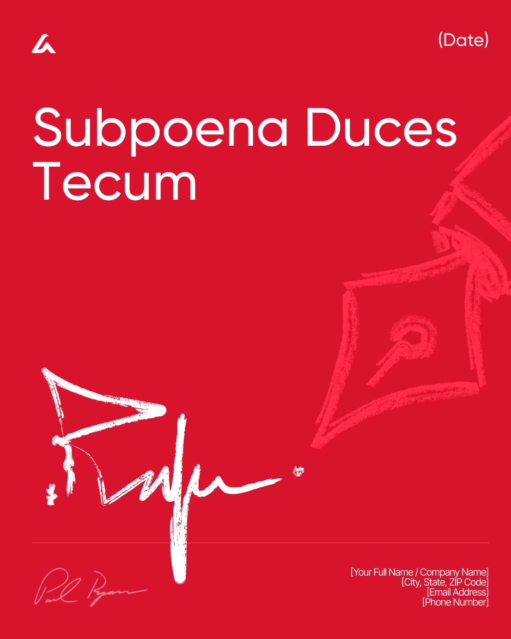 Subpoena Duces Tecum