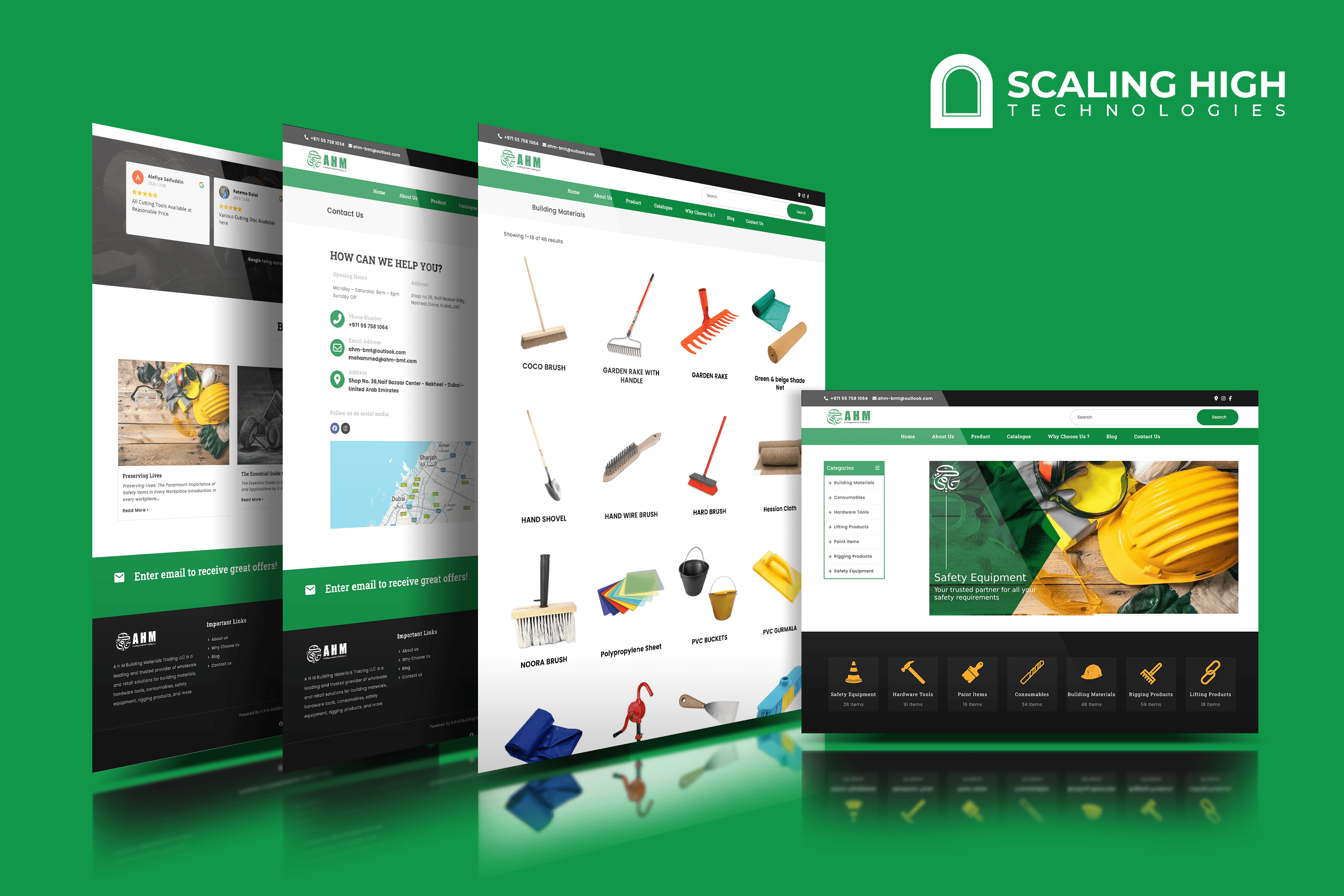 Web Design Showcase Scaling High