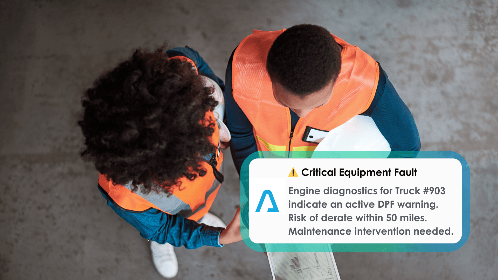 Receiving a route congestion alert