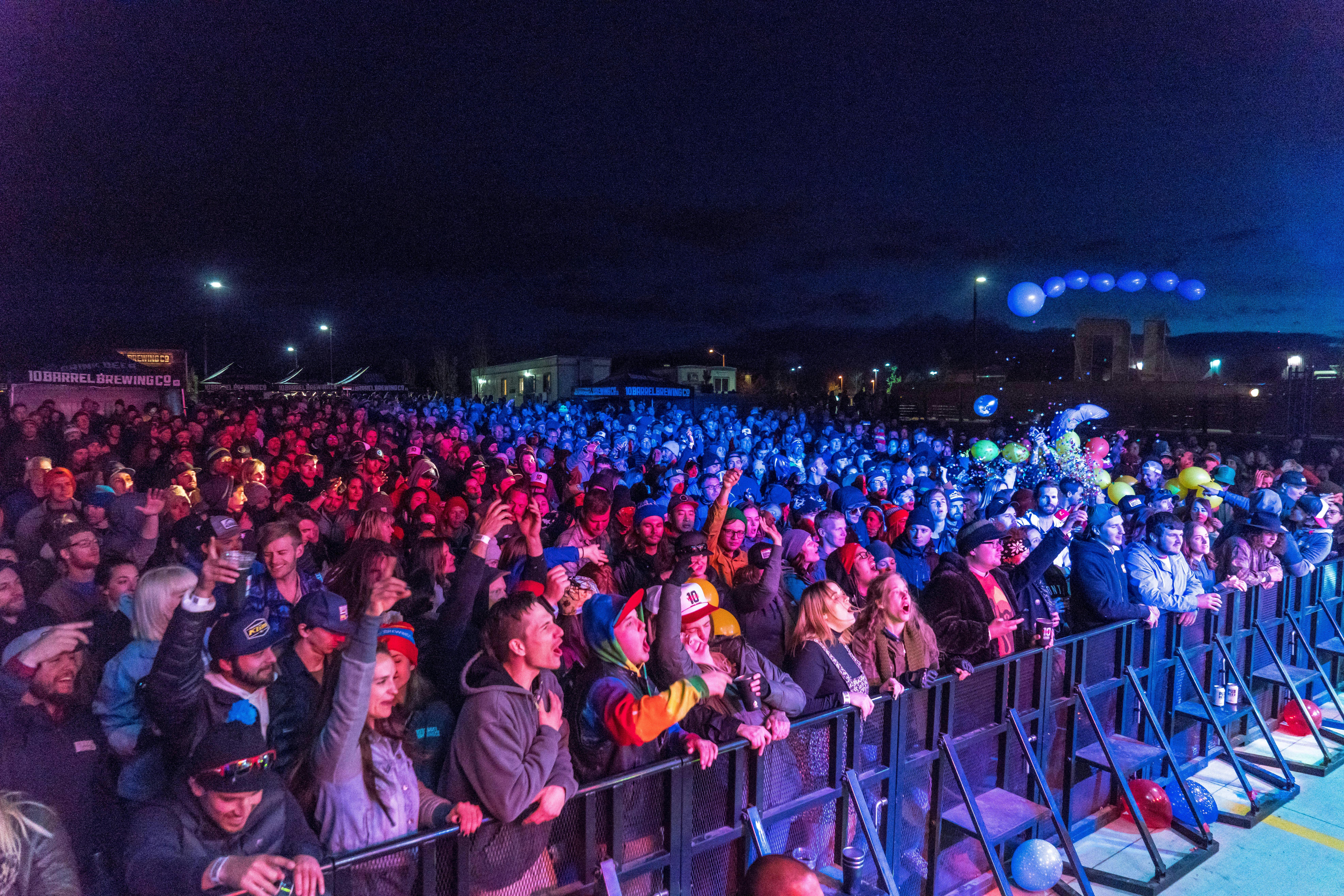 people gathering on concert during night time