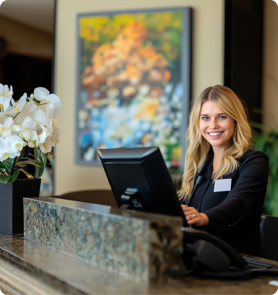 A dark cylindrical object on a wooden bar, with softly glowing lights in the blurred background.