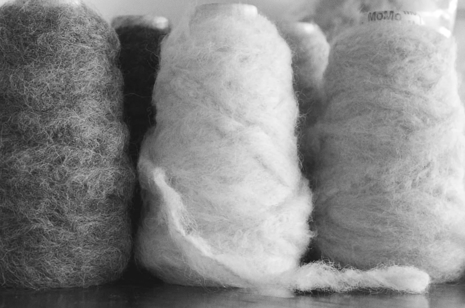 Collection of pure cashmere yarn cones by Pier Luigi Galli – heritage of Italian spinning expertise.