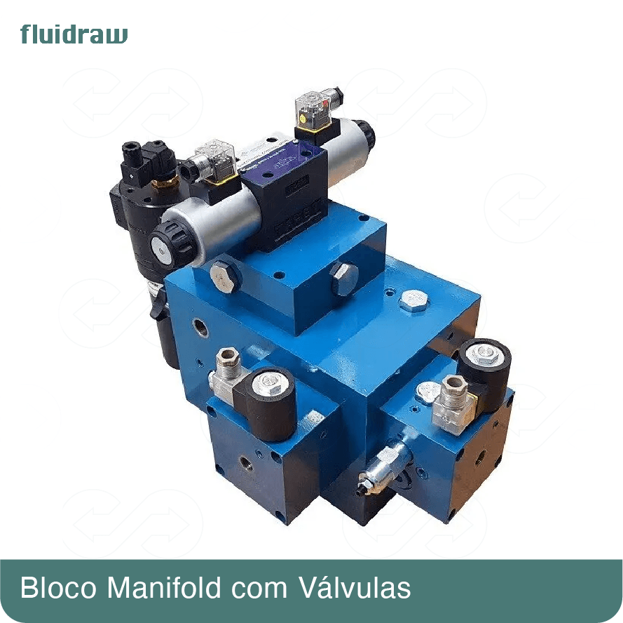 Bloco Manifold com Válvulas