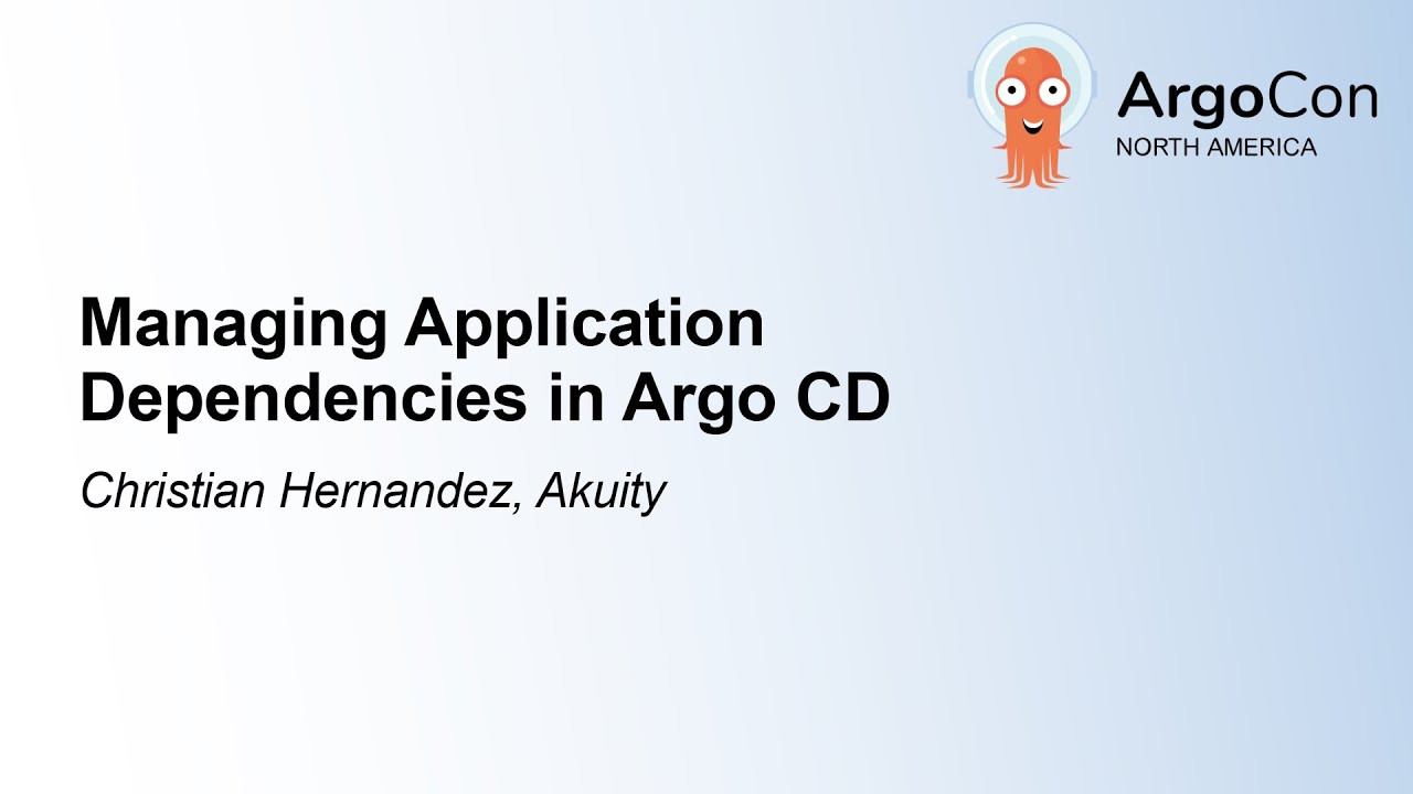 Managing Application Dependencies in Argo CD