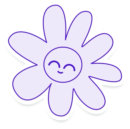 Sticker fleur