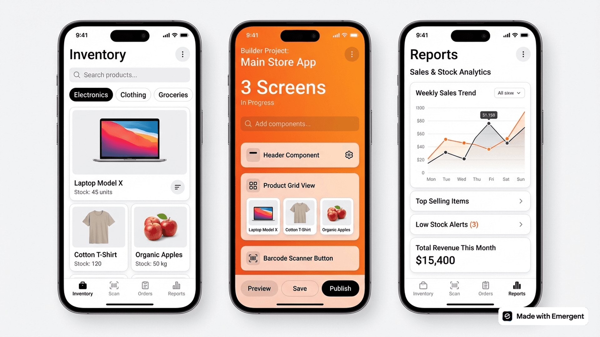 Store Inventory App Made With Emergent