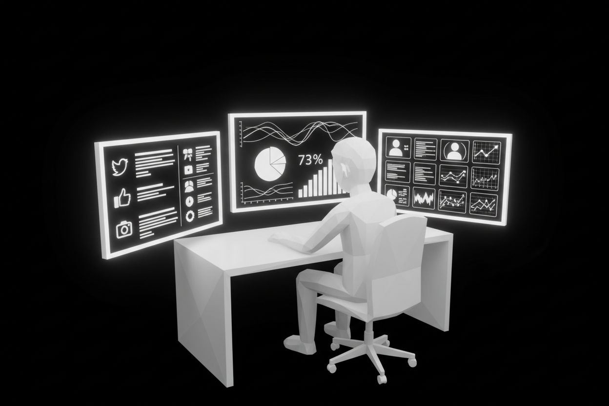 Marketer using AI for social and ads